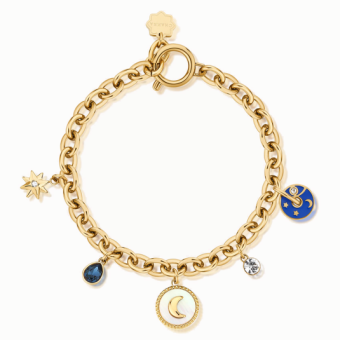 BROSWAY karkötő Chakra Mystic Moon and Stars karkötő BWBHKB128 - Elegáns ékszer webáruház Budapest