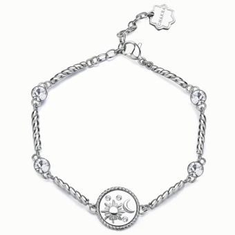 BROSWAY karkötő Chakra Mystic Nap és Hold karkötő BWBHKB155 - Elegáns ékszer webáruház Budapest