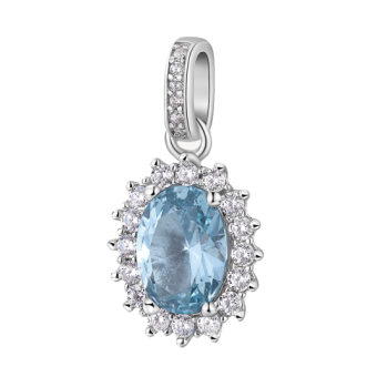 BROSWAY medál Fancy Light blue medál BWFCL15 - Elegáns ékszer webáruház Budapest