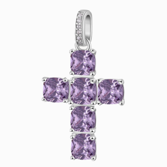 BROSWAY medál Fancy Magic purple medál BWFMP18 - Elegáns ékszer webáruház Budapest
