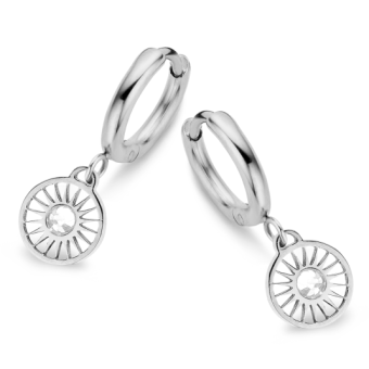 CO88 acél fülbevaló cirkóniával fülbevaló C88CE-70151 - Elegáns ékszer webáruház Budapest