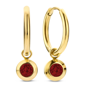 CO88 acél fülbevaló cirkóniával fülbevaló C88CE-70484 - Elegáns ékszer webáruház Budapest