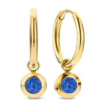 CO88 acél fülbevaló cirkóniával fülbevaló C88CE-70487 - Elegáns ékszer webáruház Budapest