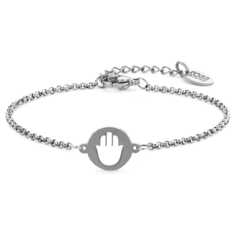 CO88 acél karkötő Hamsa karkötő C88CB-91244 - Elegáns ékszer webáruház Budapest