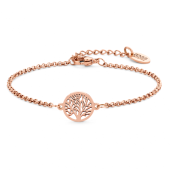 CO88 acél karkötő életfával karkötő C88CB-90406 - Elegáns ékszer webáruház Budapest