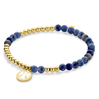CO88 acél karkötő  lapis lazuli karkötő C88CB-91271 - Elegáns ékszer webáruház Budapest