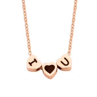 CO88 acél nyaklánc I ♥ you nyaklánc C88CN-26030 - Elegáns ékszer webáruház Budapest