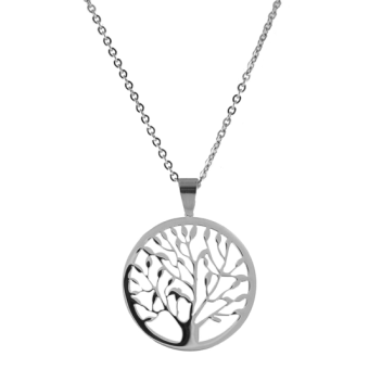 CO88 acél nyaklánc életfával nyaklánc C88CN-10004 - Elegáns ékszer webáruház Budapest