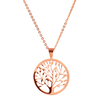 CO88 acél nyaklánc életfával nyaklánc C88CN-10006 - Elegáns ékszer webáruház Budapest