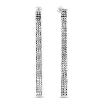 CO88 acél strassz fülbevaló kristályokkal fülbevaló C88CE-70590 - Elegáns ékszer webáruház Budapest