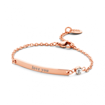 CO88 női acél karkötő Love you karkötő C88CB-90134 - Elegáns ékszer webáruház Budapest
