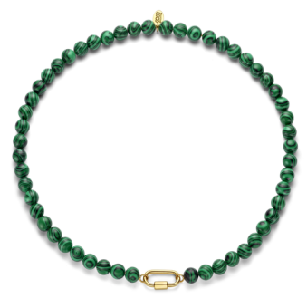 CO88 női acél nyaklánc malachittal nyaklánc C88CN-26398 - Elegáns ékszer webáruház Budapest