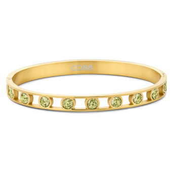 CO88 női merev acél karperec cirkóniákkal karkötő C88CB-91095 - Elegáns ékszer webáruház Budapest
