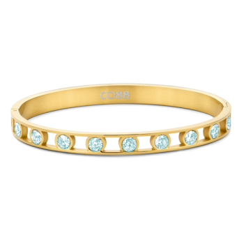 CO88 női merev acél karperec cirkóniákkal karkötő C88CB-91096 - Elegáns ékszer webáruház Budapest