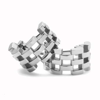 DANIEL WELLINGTON 5-Link acél fülbevaló fülbevaló DW00401020 - Elegáns ékszer webáruház Budapest