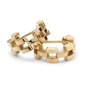 DANIEL WELLINGTON acél fülbevaló 3-Link fülbevaló DW00400989 - Elegáns ékszer webáruház Budapest