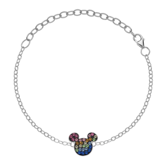 DISNEY ezüst karkötő Mickey karkötő BS00025SRML-55.CS - Elegáns ékszer webáruház Budapest