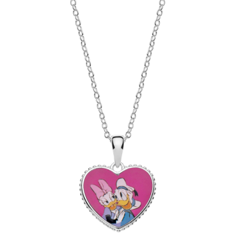 DISNEY  ezüst nyaklánc Donald és Daisy nyaklánc CS00025SL-P.CS - Elegáns ékszer webáruház Budapest