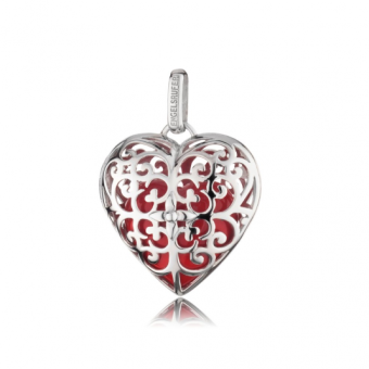 ENGELSRUFER Angyalharangszív csengővel medál ERP-HEART-L+ERS-05-HEART-L - Elegáns ékszer webáruház Budapest