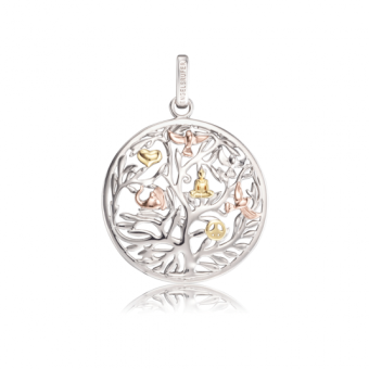 ENGELSRUFER medál Életfa szimbólumokkal medál ERP-TREE-TRICO - Elegáns ékszer webáruház Budapest