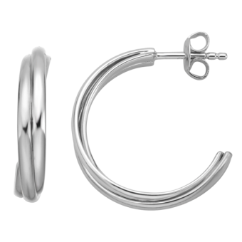 ESPRIT ezüst karika fülbevaló fülbevaló ESER01021100 - Elegáns ékszer webáruház Budapest