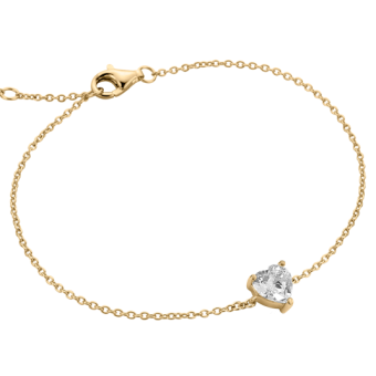 ESPRIT ezüst karkötő szívvel karkötő ESBR01781217 - Elegáns ékszer webáruház Budapest