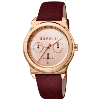 ESPRIT női karóra Magnolia Multi Rosegold Bordeaux karóra ES1L077L0035 - Elegáns ékszer webáruház Budapest