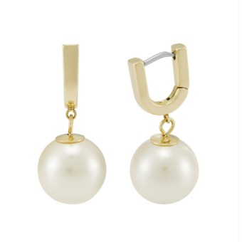 FOSSIL Heritage Pearl D-Link Gold-Tone fülbevaló fülbevaló FOJF04730710 - Elegáns ékszer webáruház Budapest