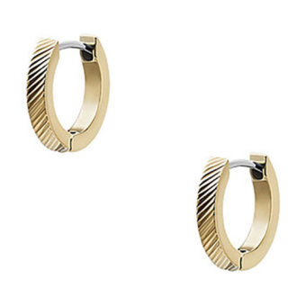 FOSSIL fülbevaló Harlow Linear Texture Gold-Tone fülbevaló FOJF04771710 - Elegáns ékszer webáruház Budapest