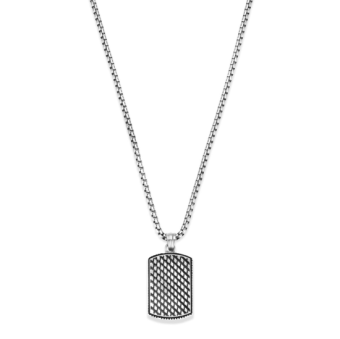 FRANK 1967 férfi acél nyaklánc medállal nyaklánc FR7FN-0074 - Elegáns ékszer webáruház Budapest