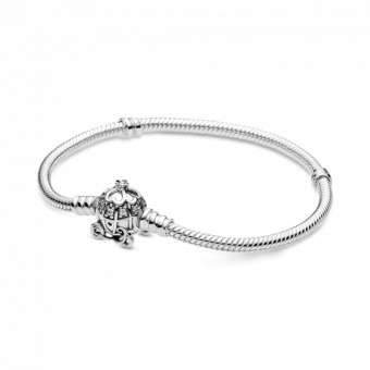 PANDORA Disney Hamupipőke tökhintó kapcsos Pandora Moments karkötő karkötő 599190C01 - Elegáns ékszer webáruház Budapest