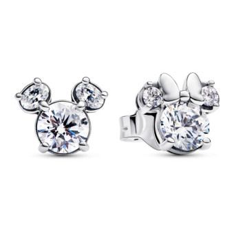 PANDORA Disney Mickey & Minnie fülbevaló fülbevaló 293219C01 - Elegáns ékszer webáruház Budapest