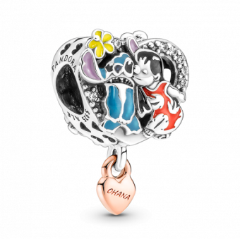 PANDORA Disney Ohana Lilo és Stitch ihlette charm - Elegáns ékszer webáruház Budapest