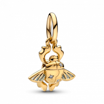 PANDORA Disney aranyozott  Aladdin szkarabeusz függő charm - Elegáns ékszer webáruház Budapest