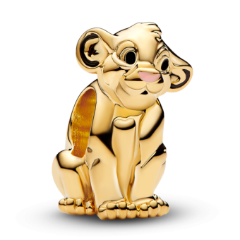 PANDORA Disney aranyozott Simba charm - Elegáns ékszer webáruház Budapest