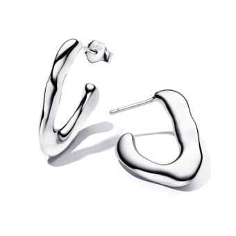 PANDORA ESSENCE fülbevaló szabálytalan körök fülbevaló 293290C00 - Elegáns ékszer webáruház Budapest