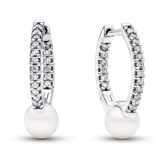 PANDORA Gyöngyök és pavé cirkóniák fülbevaló fülbevaló 293171C01 - Elegáns ékszer webáruház Budapest