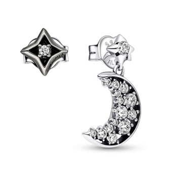 PANDORA Hold és Csillag fülbevaló fülbevaló 292782C01 - Elegáns ékszer webáruház Budapest