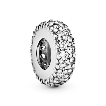 PANDORA Inspiráció pavé charm és spacer - Elegáns ékszer webáruház Budapest