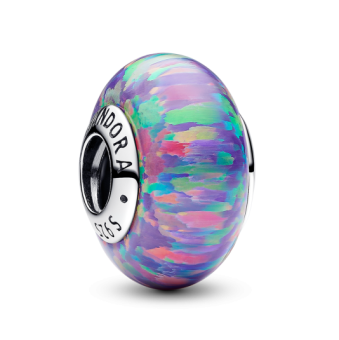 PANDORA Lila opál charm - Elegáns ékszer webáruház Budapest