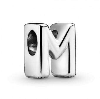 PANDORA M betű charm - Elegáns ékszer webáruház Budapest