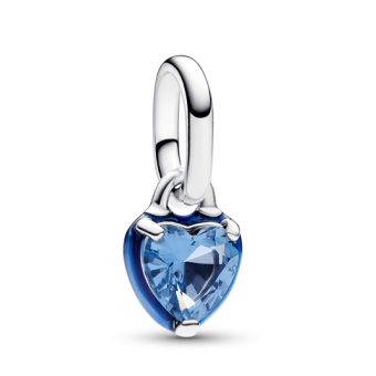 PANDORA ME Kék csakra Szív mini függő charm medál 793042C02 - Elegáns ékszer webáruház Budapest