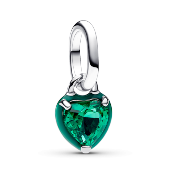 PANDORA ME Zöld szív medál medál 793042C03 - Elegáns ékszer webáruház Budapest