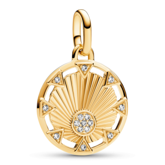 PANDORA ME aranyozott A fény ereje Nap medál charm medál 763039C01 - Elegáns ékszer webáruház Budapest