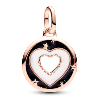PANDORA ME aranyozott medalion Szív medál 783080C01 - Elegáns ékszer webáruház Budapest