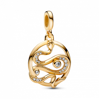 PANDORA ME aranyozott pavé kígyó medál medál 762301C01 - Elegáns ékszer webáruház Budapest