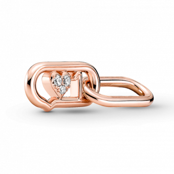 PANDORA ME aranyozott styling Love it dupla láncszem medál 781699C01 - Elegáns ékszer webáruház Budapest