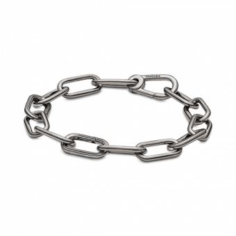 PANDORA ME nagy szemű láncos karkötő ruténiummal karkötő 549588C00 - Elegáns ékszer webáruház Budapest