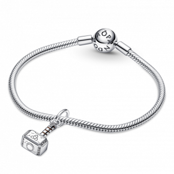 PANDORA Marvel karkötő Thor’s Hammer karkötő 590728+790483C01 - Elegáns ékszer webáruház Budapest