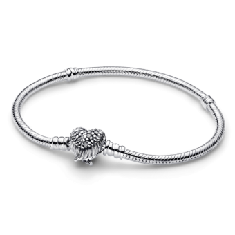 PANDORA Moments Szív szárnyakkal karkötő karkötő 593680C01 - Elegáns ékszer webáruház Budapest